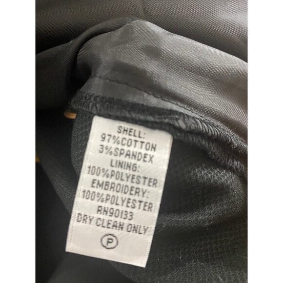 Vintage Bob Mackie Elephant Embroidered Werable Art Button Front Evening Jacket - Picture 12 of 13